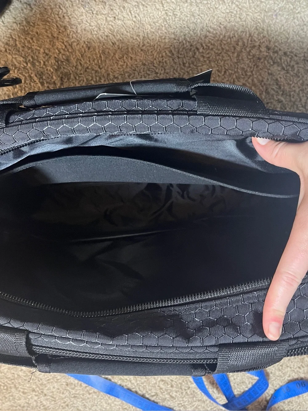 Underarm Armour Coach’s Briefcase Laptop Messenger Bag Expandable Black